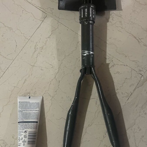 Texas Gold shovel used, survival multitool