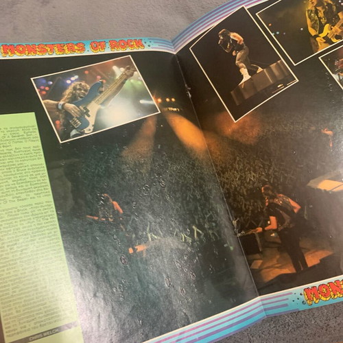 Heavy Metal Hammer Οκτώβριος 1988 περιοδικό μεταχειρισμένο με James Hetfield