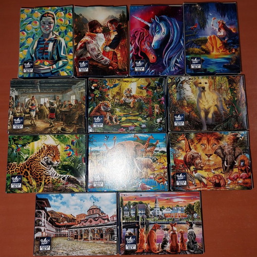 Black Sea Various Mini Puzzles 12x54 pieces