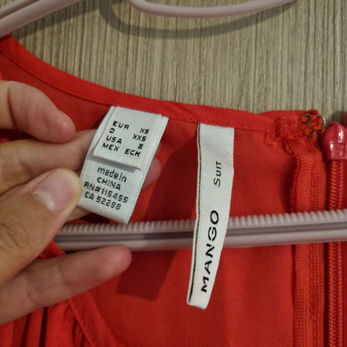 Mango Suit short dress with back zipper used