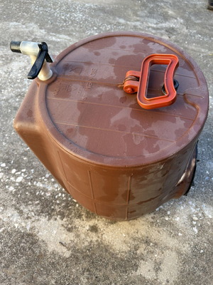 Plastic damigiana used