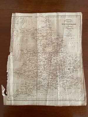Πέντε χάρτες μεταχειρισμένοι, έκδοση Παρίσι 1826-1828 με χαρακτικά