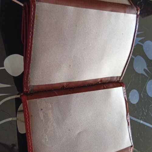 Salvadore men's leather wallet like new, brown