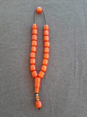 Faturan Cherry Color Worry Beads new, 19 beads