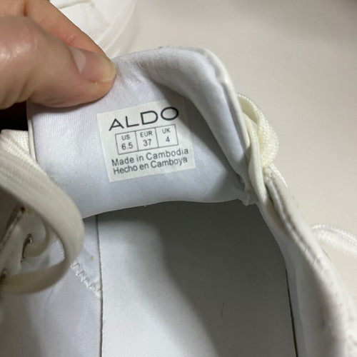 Aldo athletic shoes new, narrow fit, size 37, white