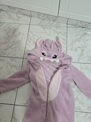 Stitch girls' onesie like new, pink, size 110 cm