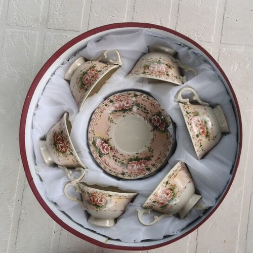 Vintage Limoge Collection Tea Coffee Set for 6 in Original Box