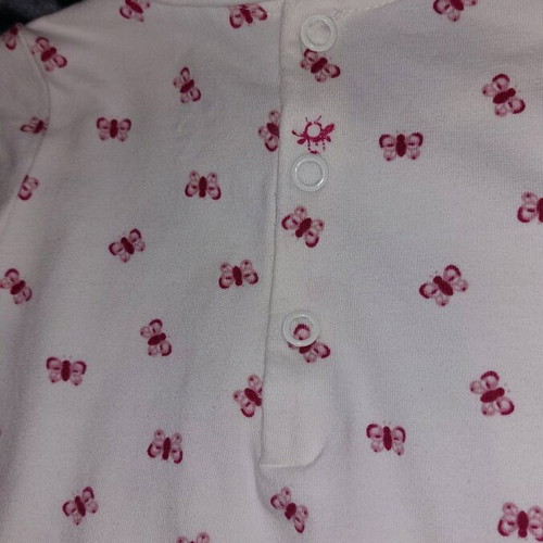 Okaidi set of 3 long sleeve bodysuits like new, size 18m/80cm