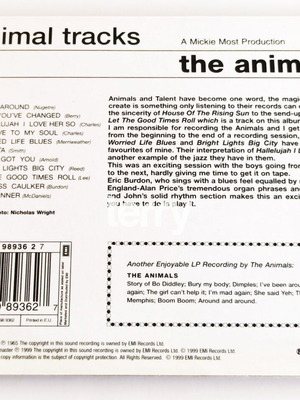 Animal Tracks CD used, blues