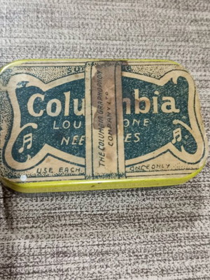 Βελόνες Columbia vintage μεταχειρισμένες, κουτάκι με 5 τεμάχια