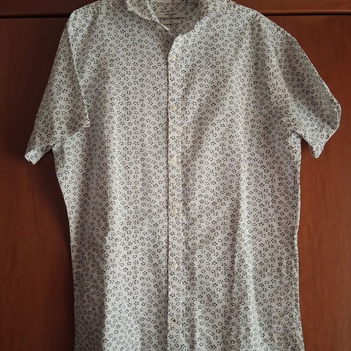 Jack & Jones men's shirt new, slim fit, black and white