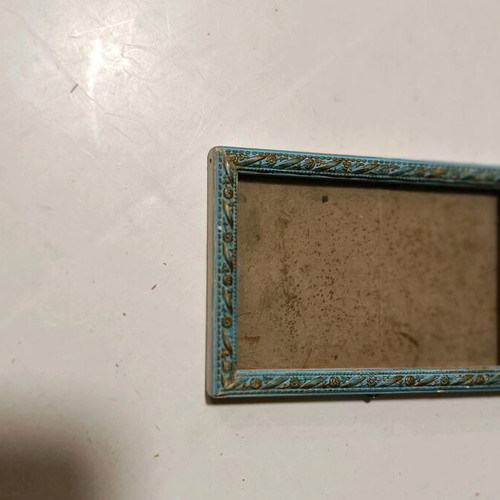 Vintage photo frames gypsum, wood and silver-plated like new
