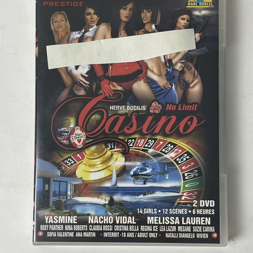 Casino: No Limit DVD used, Marc Dorcel Prestige adult collector edition 2 DVDs
