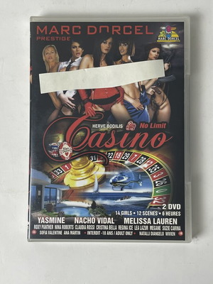 Casino: No Limit DVD used, Marc Dorcel Prestige adult collector edition 2 DVDs