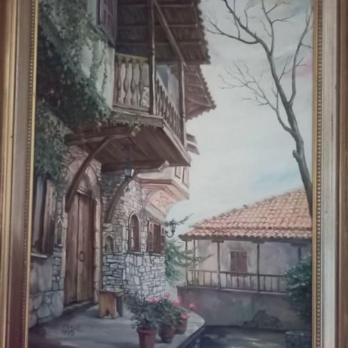 Painting used from 1995 with luxury frame