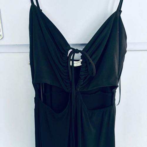 Bershka black cut out one-piece jumpsuit like new