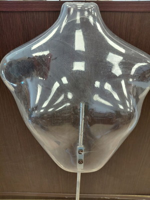 Vintage stand for shirt with metal base used, 1970s