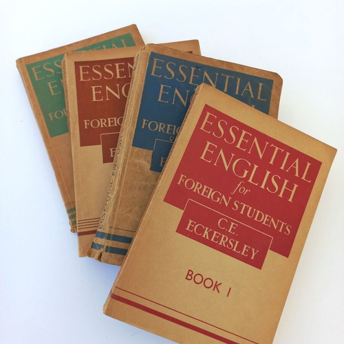 Essential English books used, pack of 4, 1947-1952