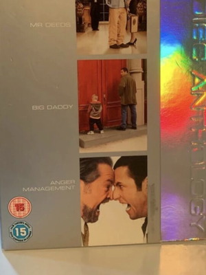 Adam Sandler DVD set like new, 3 comedy movies with subtitles