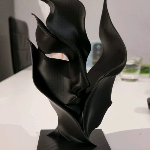 Abstract Face decorative item like new