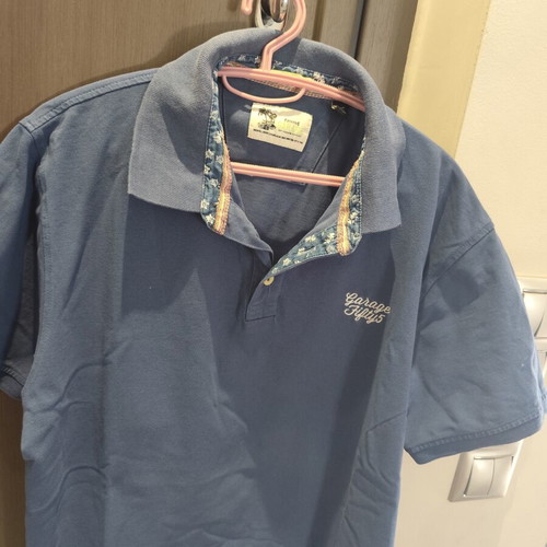 Garage Fifty5 short-sleeve shirt XL blue like new