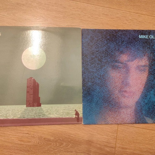 Mike Oldfield vinyl records used, Crises and Discovery and the Lake
