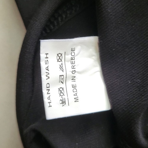 Backless vintage blouse with rhinestones like new, size S/M/L, black