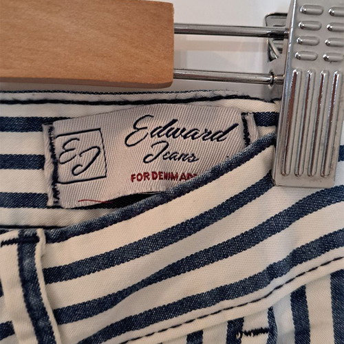 Edward Jeans Striped Pants (S)