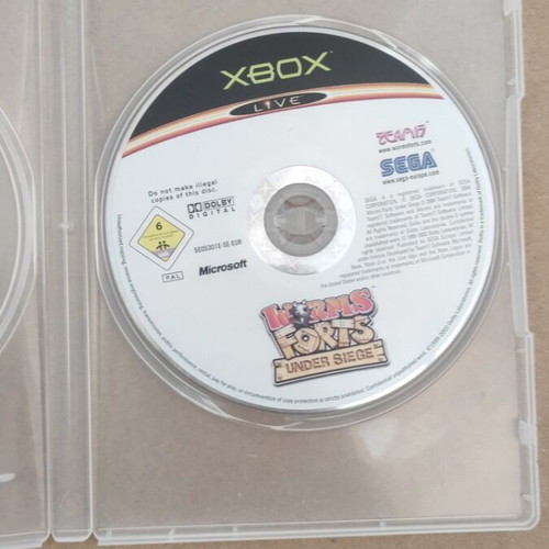 Worms Forts video game used for Xbox