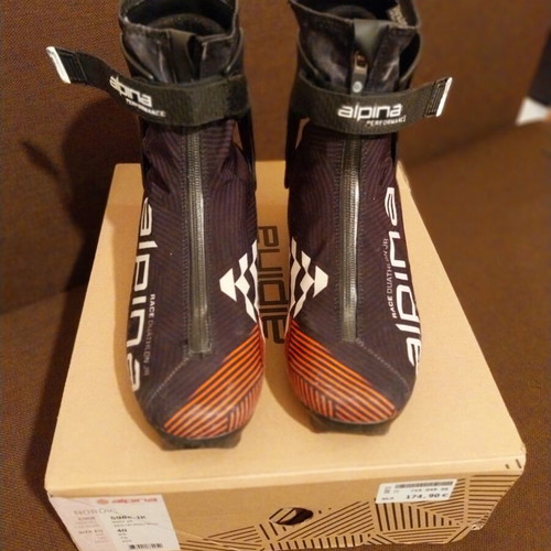 Alpina Race Duathlon JR Cross Country Ski Boots like new, size 40