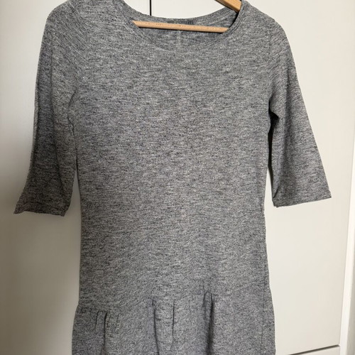 Bershka gray blouse with ruffles size M used