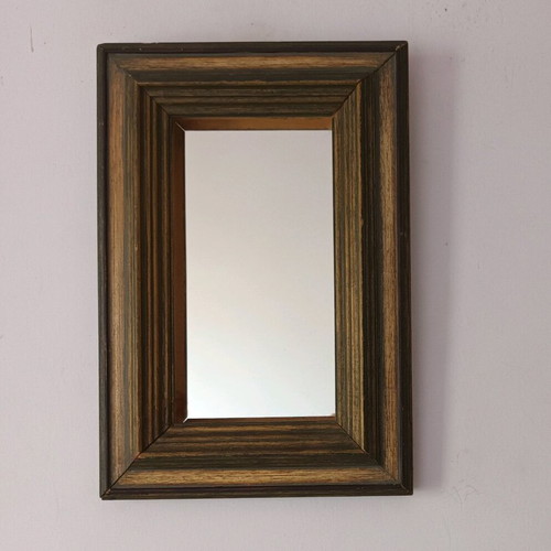 Mirror in frame used, dimensions 35x25 cm