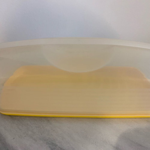 Tupperware cake and pie container new