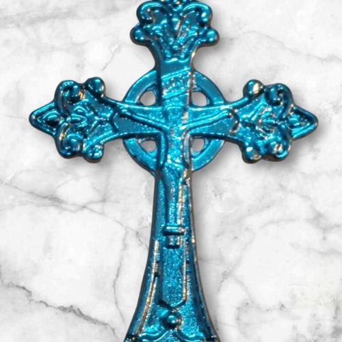 Metal cross new lot of 10 pieces, size 7 cm