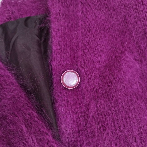 Hand Knitted Women's Cardigan Mohair New, Size S-M-L Oversize