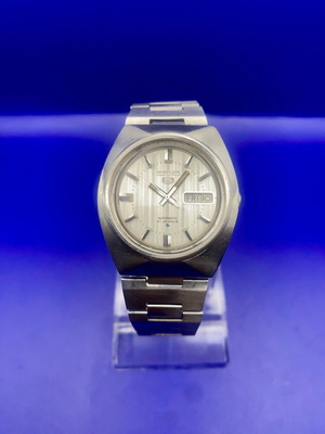 Seiko 5 Automatic 6319-7000 μεταχειρισμένο, ασημί καντράν, ανοξείδωτο ατσάλι