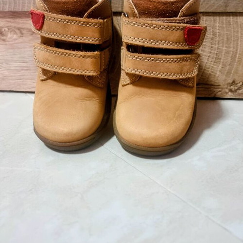 Geox Boys' Boot Like New, Size 23, Beige Brown