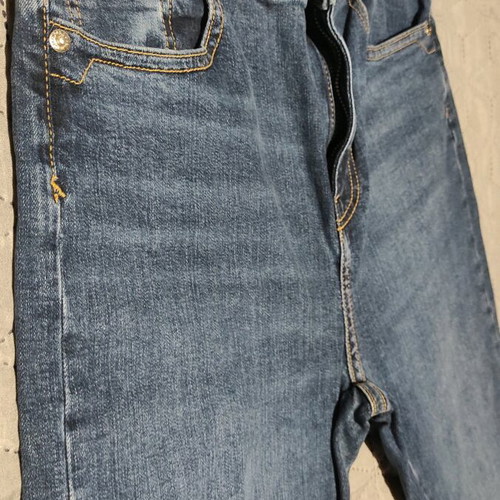Zara high-waisted flare jeans size 38 like new, blue