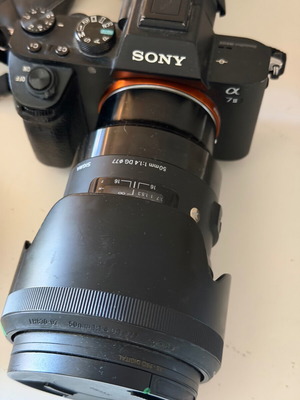 Sony A7 II φωτογραφική μηχανή με φακό Sigma Art 50mm f/1.4