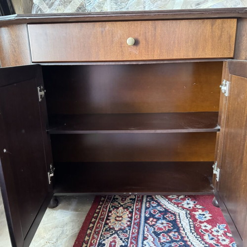 Wooden buffet console semi-circular design like new