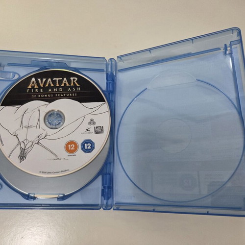 Avatar Fire and Ash 3D + 2D Blu-Ray