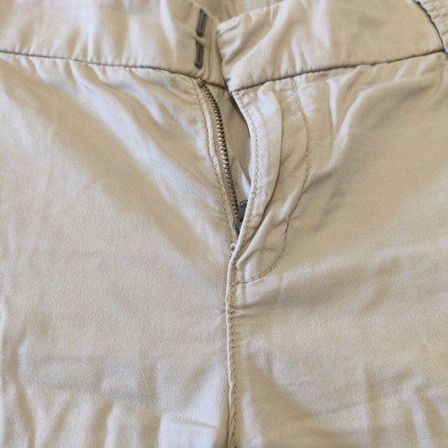Chino shorts beige used size M with turned-up cuffs