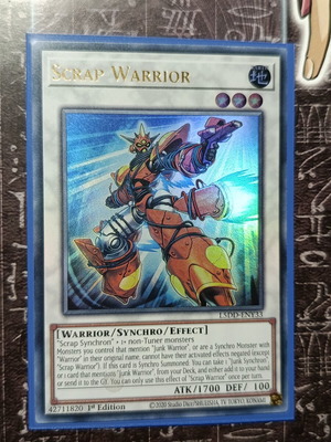 Scrap Warrior card like new with Ultra Pro sleeve