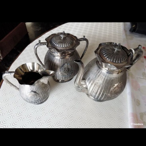 Antique 19th century serving set used from Constantinople