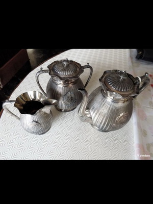 Antique 19th century serving set used from Constantinople