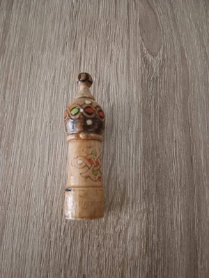 Small rose perfume with wooden handmade case new