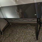 Glass desk like new