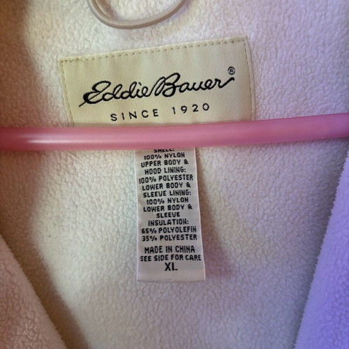 Women's jacket used, beige, size XL with elastic waist