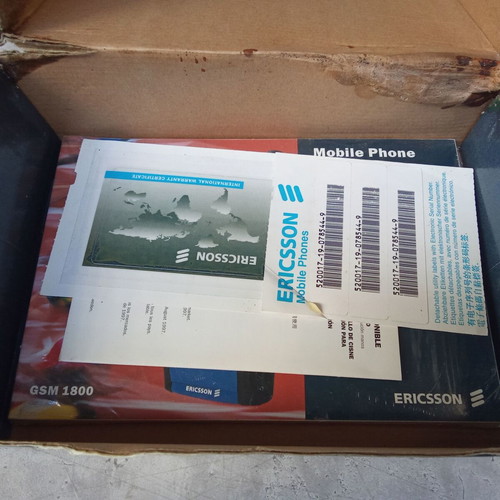 Ericsson PF GF 768 mobile phone manuals used, 1990s