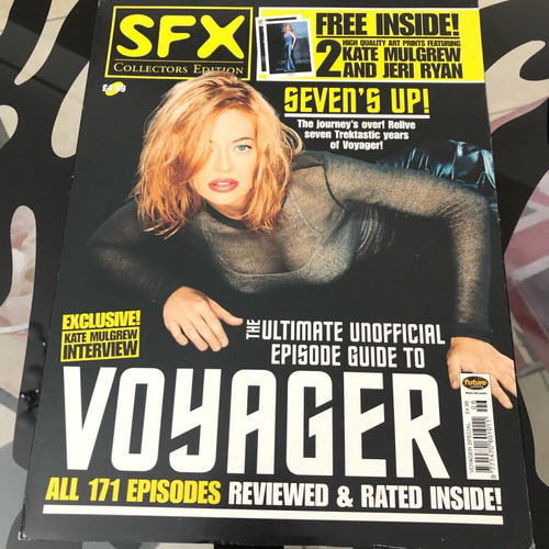 SFX Star Trek Voyager Magazine Special Collectors Edition like new with 2 big art prints